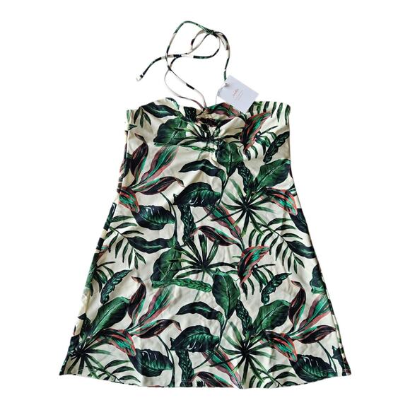 ANDIE Swimwear Women S The Waikiki Dress Cover Up Green Leaf Pattern NEW NWT - Picture 2 of 8